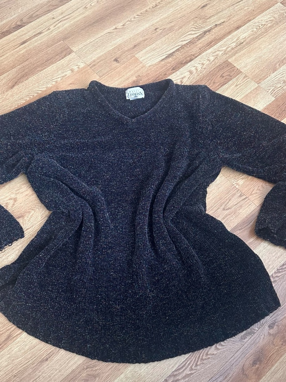 Vintage Basic Editions Black Knit Sweater